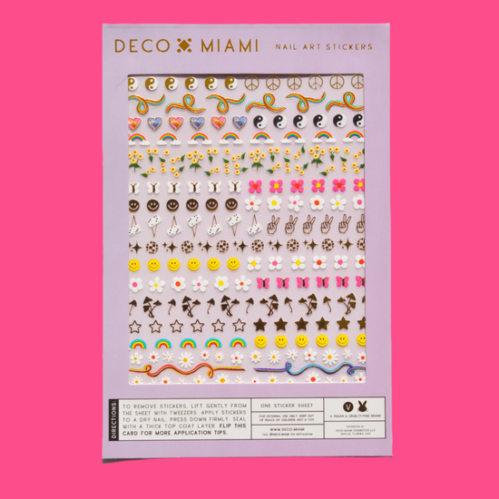 Nail Art Stickers - Stay Groovy Y2K