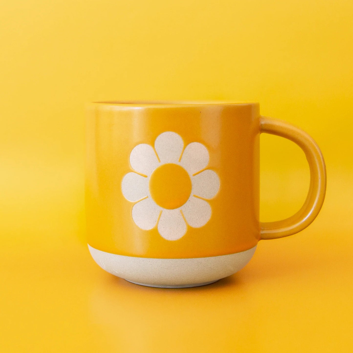 Ceramic Yellow Daisy Mug