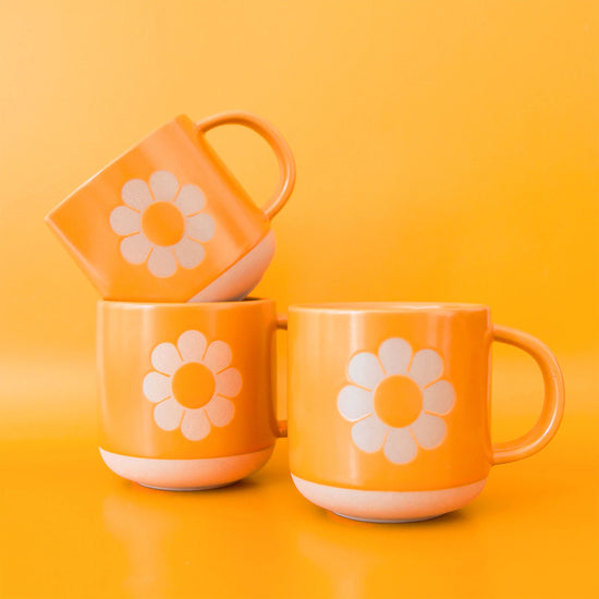 Ceramic Yellow Daisy Mug