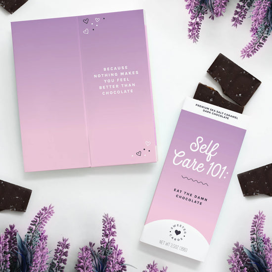 Self Care 101 - Card & Chocolate Bar