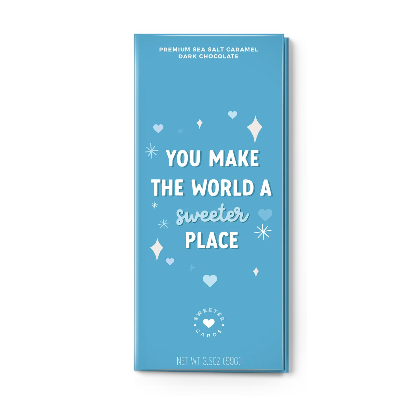 You Make the World a Sweeter Place - Card & Chocolate Bar