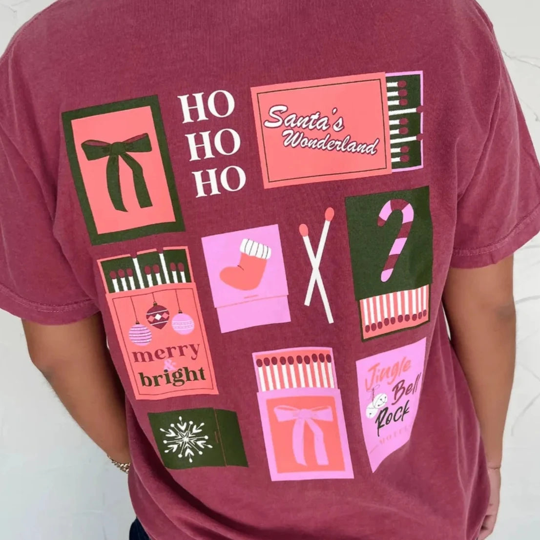 Holiday Matchbox Collage T-Shirt