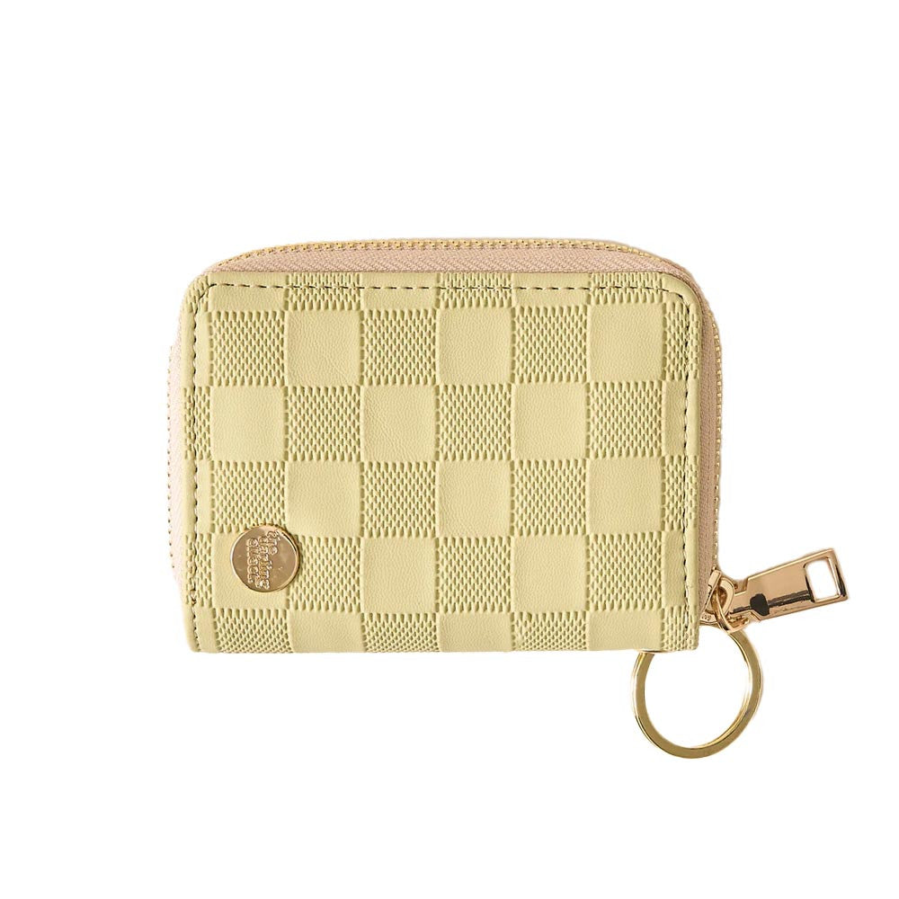 Zip Around Wallet - Green Check