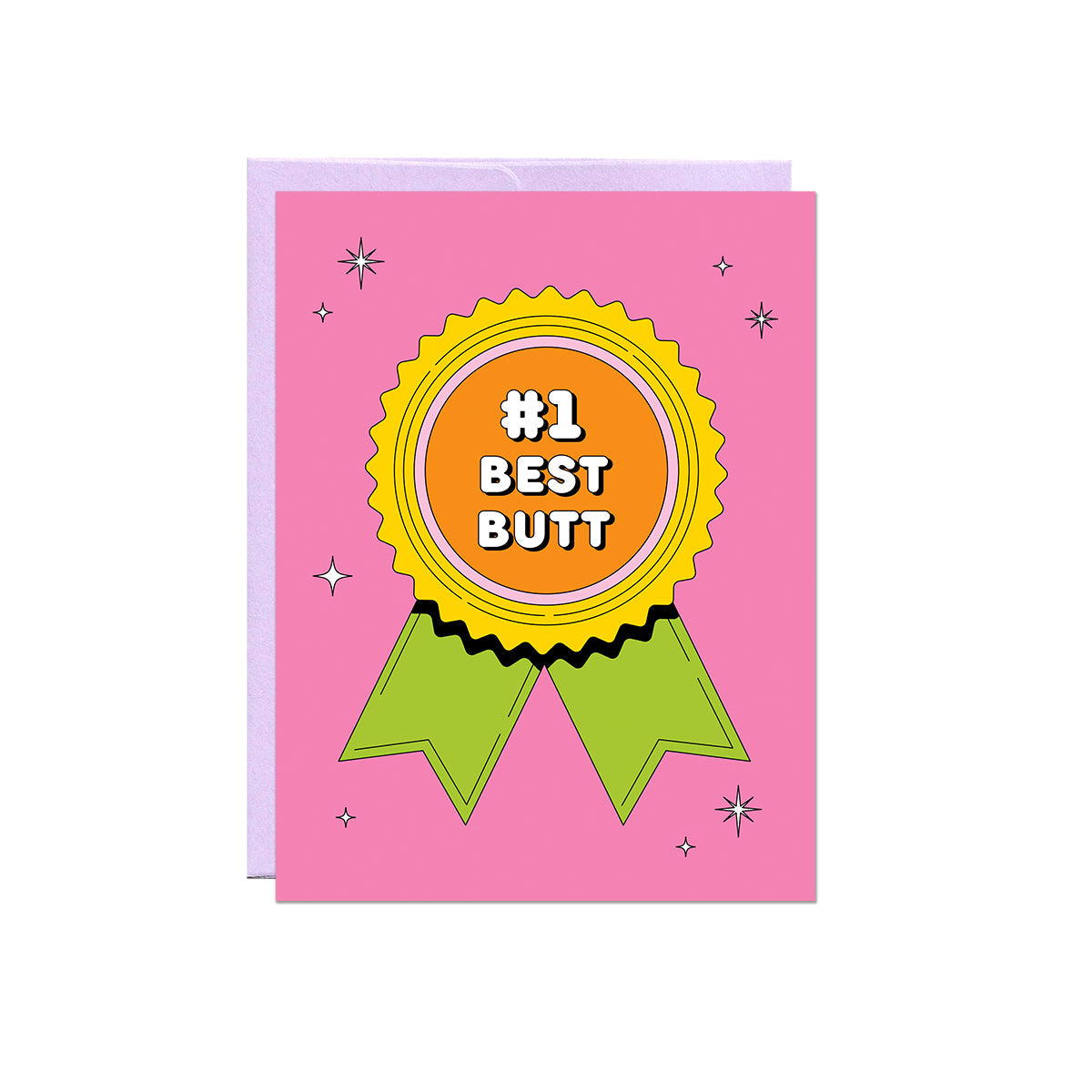 #1 Best Butt Love Greeting Card