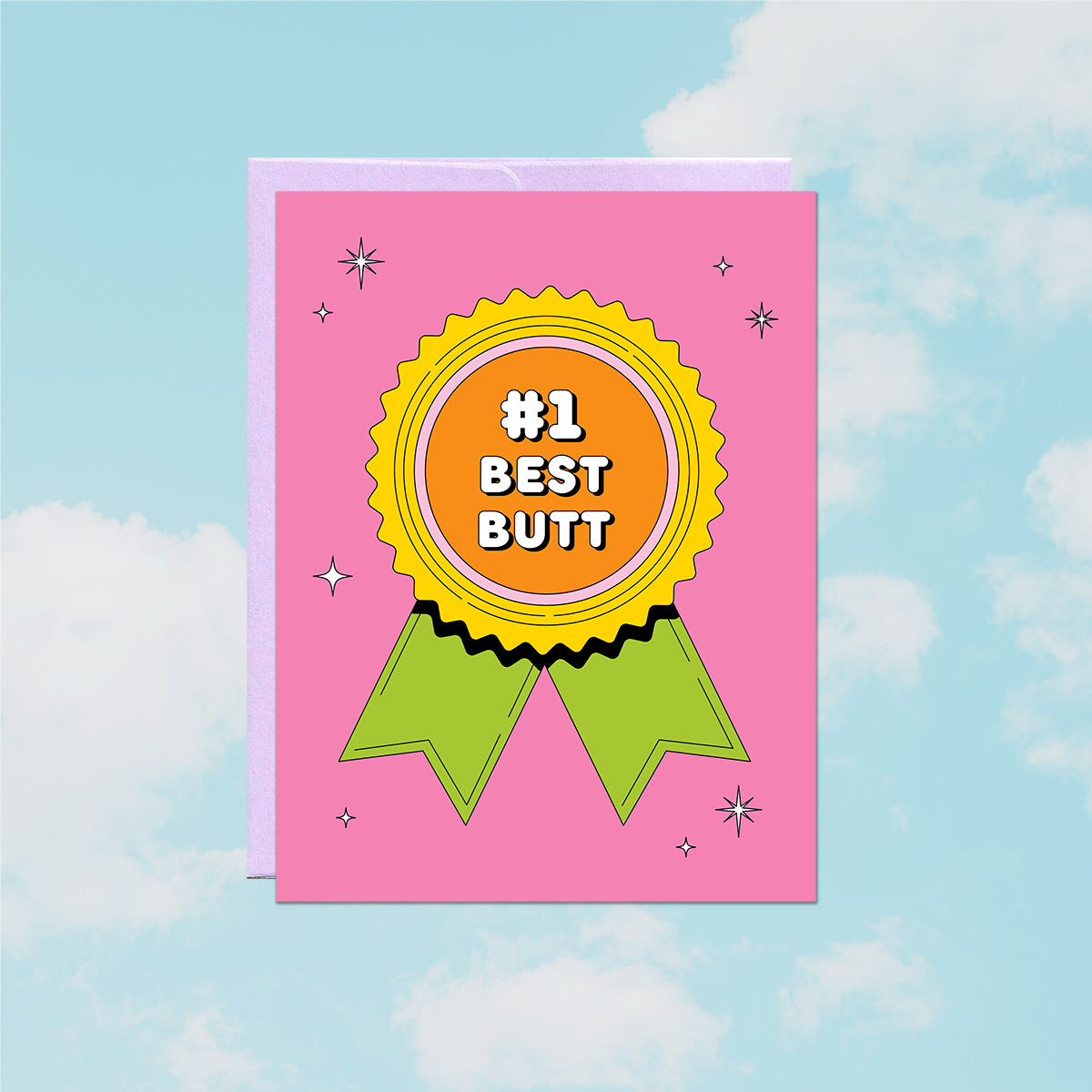 #1 Best Butt Love Greeting Card