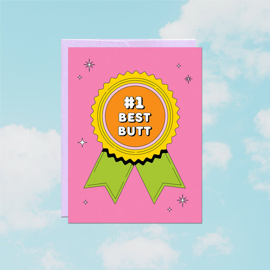 #1 Best Butt Love Greeting Card