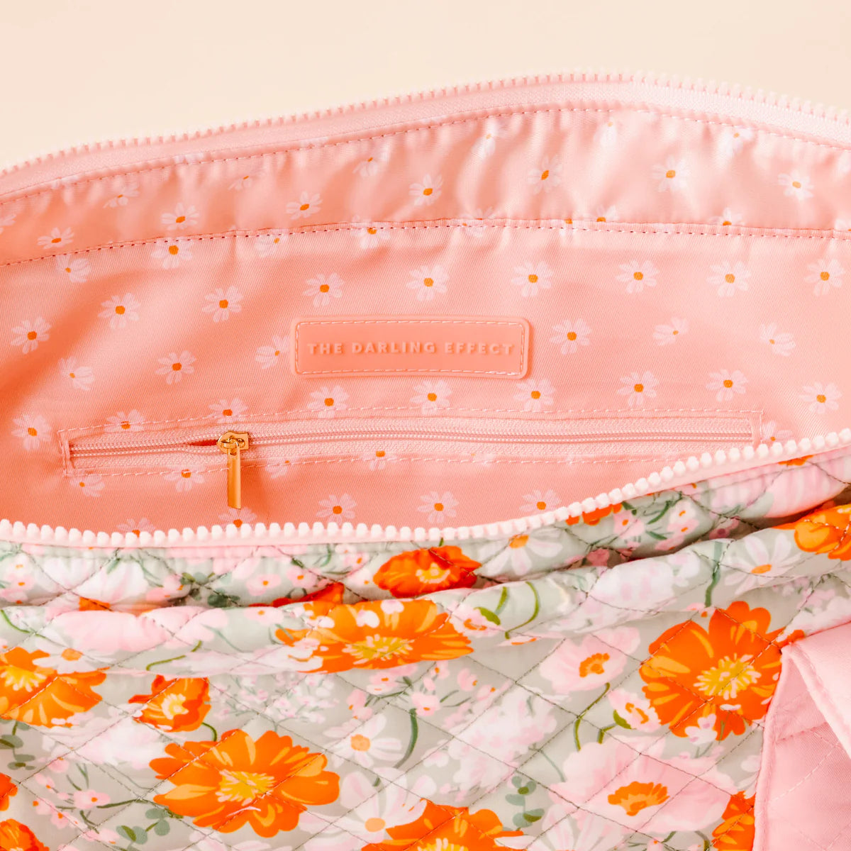 The Everyday Quilted Tote Bag - Bouquet Beauty Sage