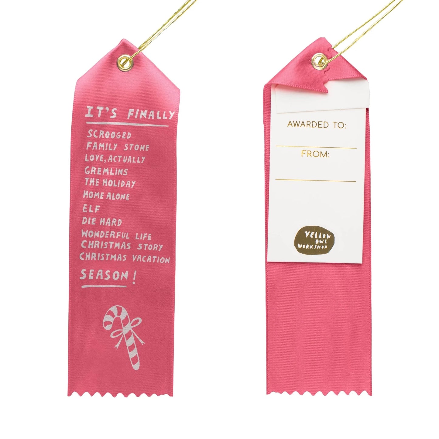 Christmas Movies Holiday Award Ribbon