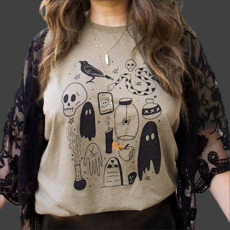 HallowDoodles Halloween T-Shirt