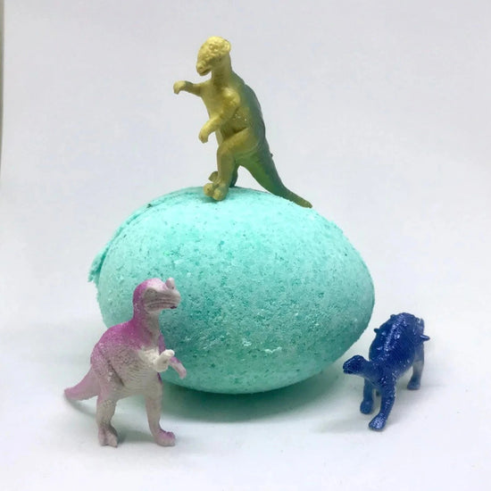 Dino Egg Toy Bath Bomb - Green Apple