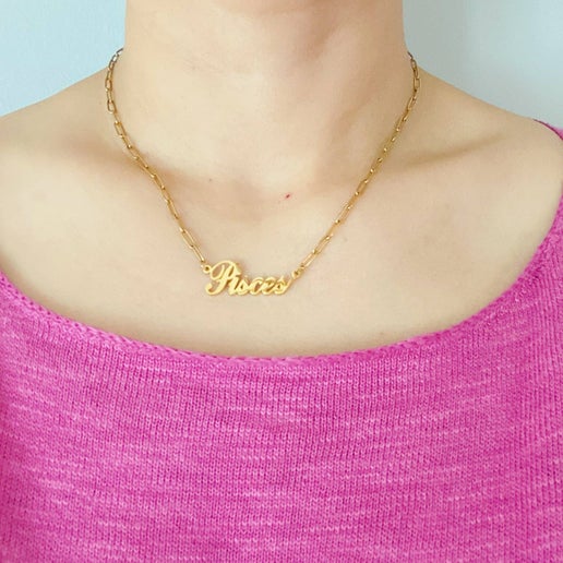 Zodiac Gold Chain Necklace