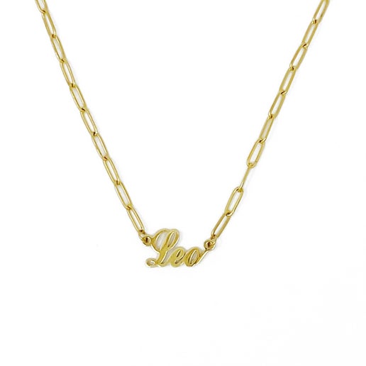 Zodiac Gold Chain Necklace