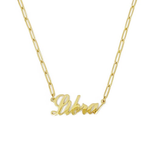 Zodiac Gold Chain Necklace