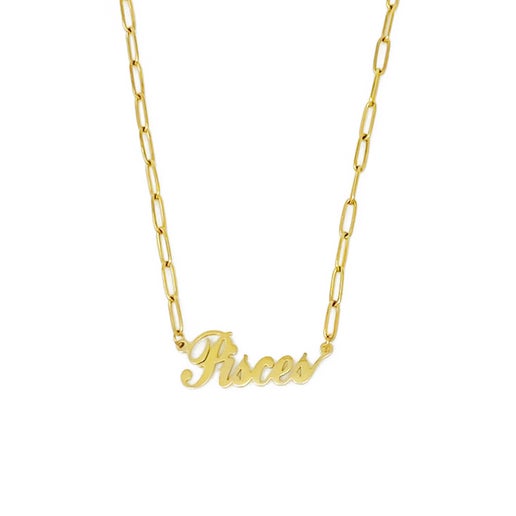 Zodiac Gold Chain Necklace