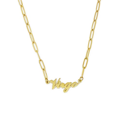 Zodiac Gold Chain Necklace