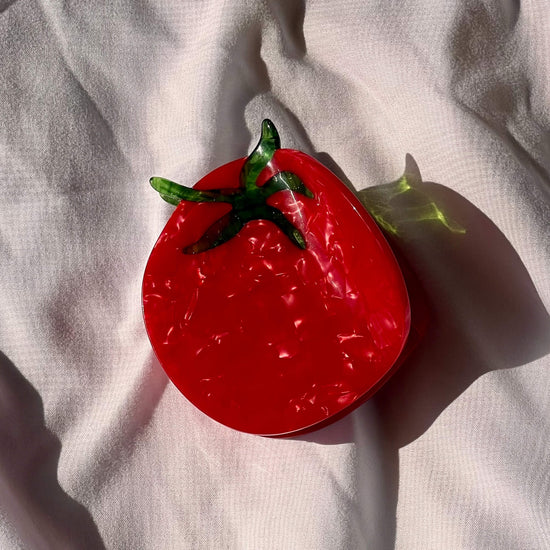 Tomato Hair Claw Clip