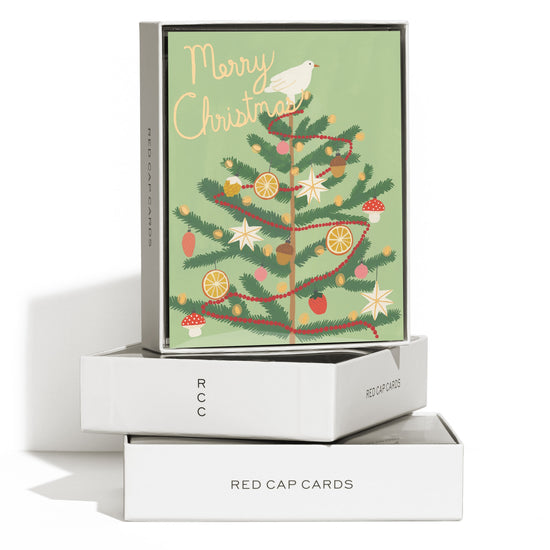 Christmas Spice Tree Holiday Greeting Card - Boxed Set of 8