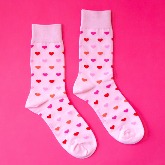 Heart Crew Socks Valentines Day