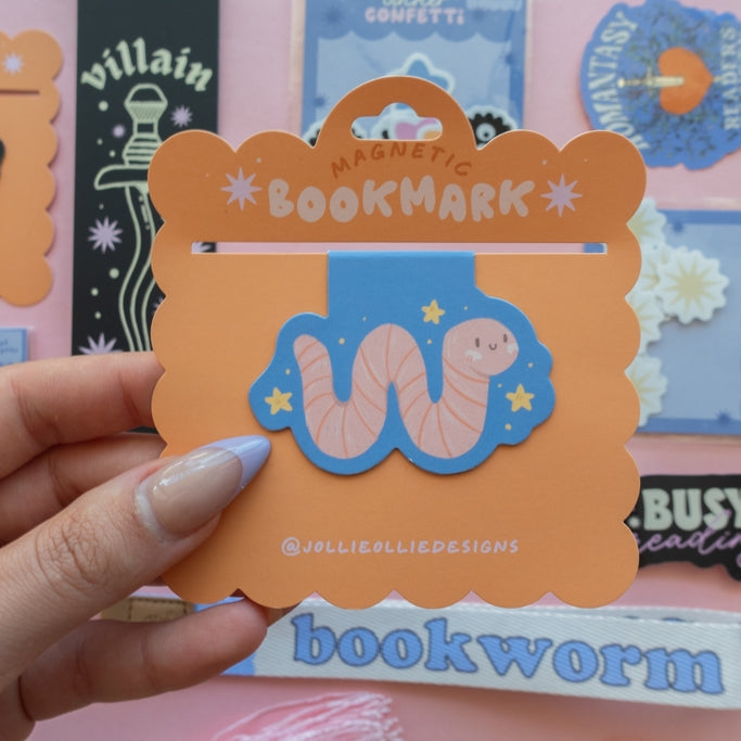Worm Magnetic Bookmark