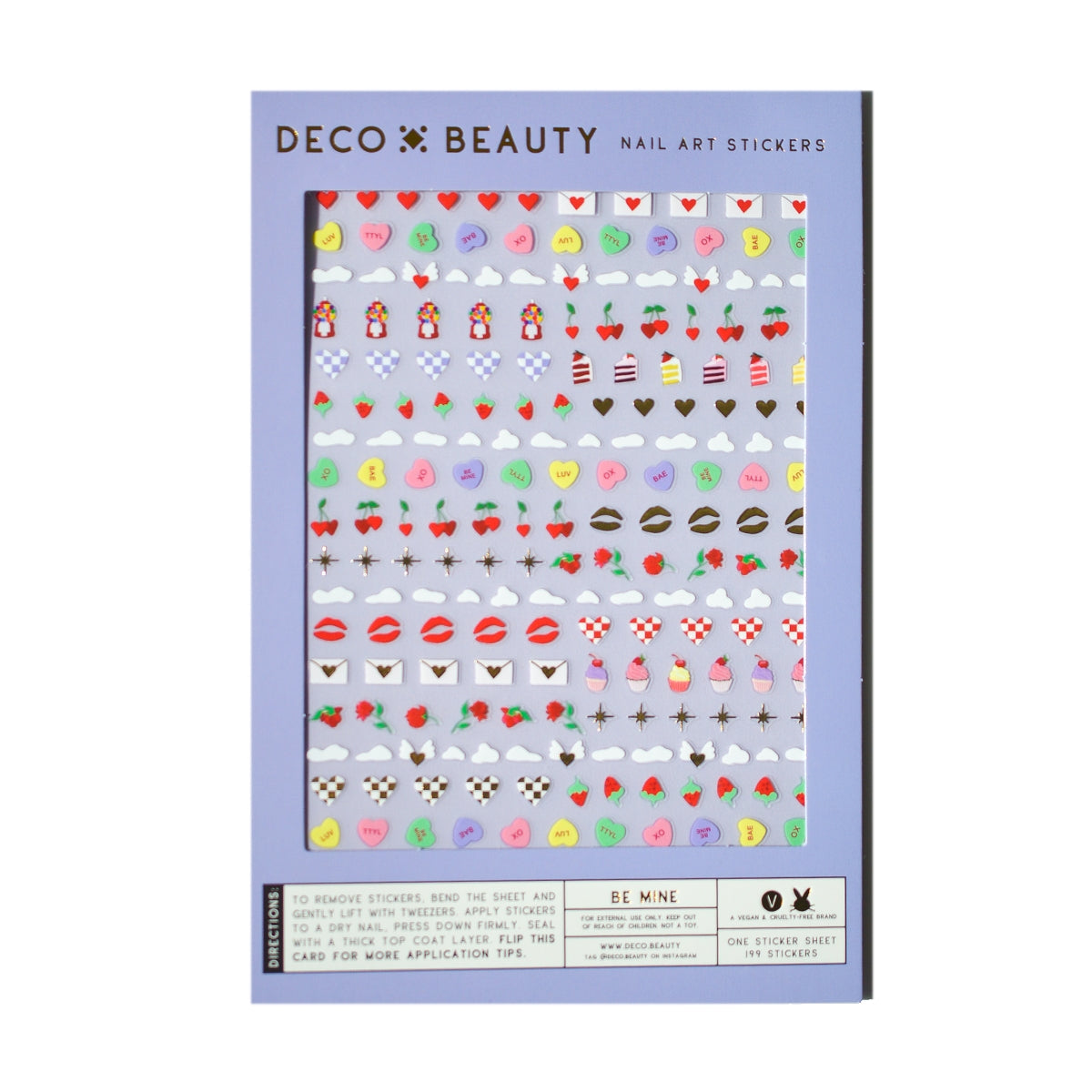 Nail Art Stickers - Be Mine