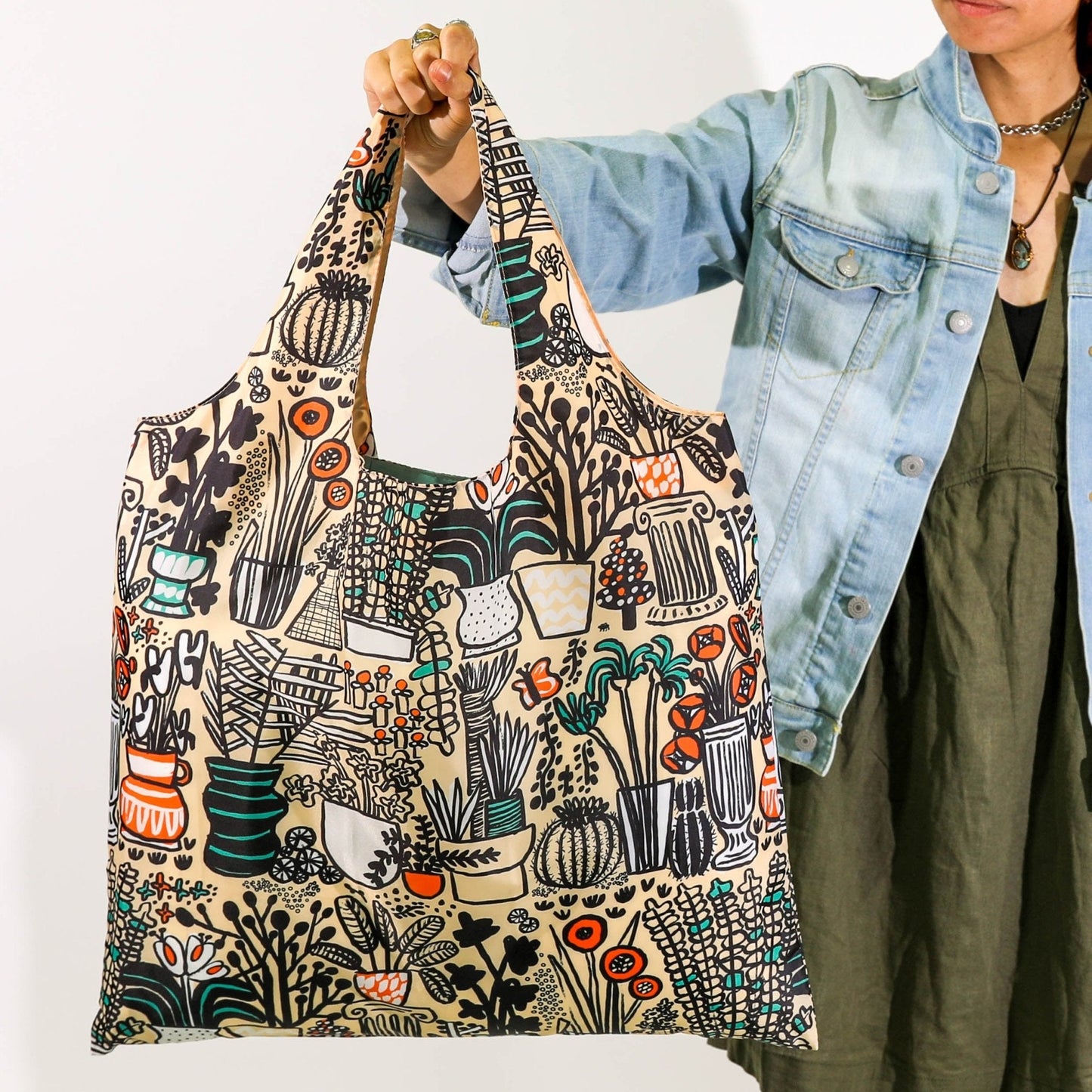 Art Sack Reusable Tote - Garden