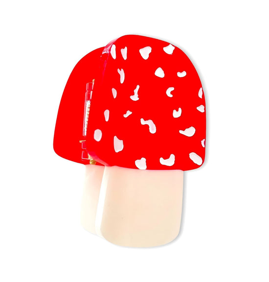 Mini Mushroom Claw Clip
