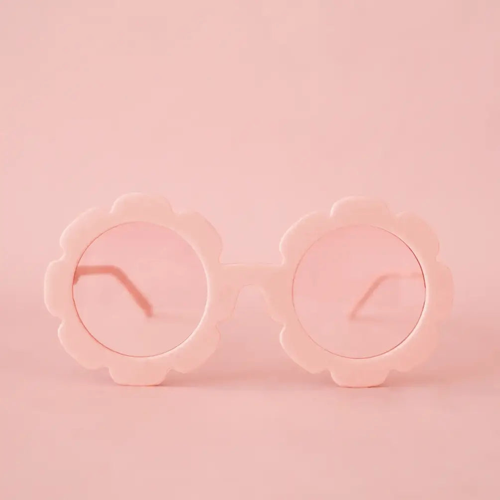 Pink Flower Sunglasses - Adult