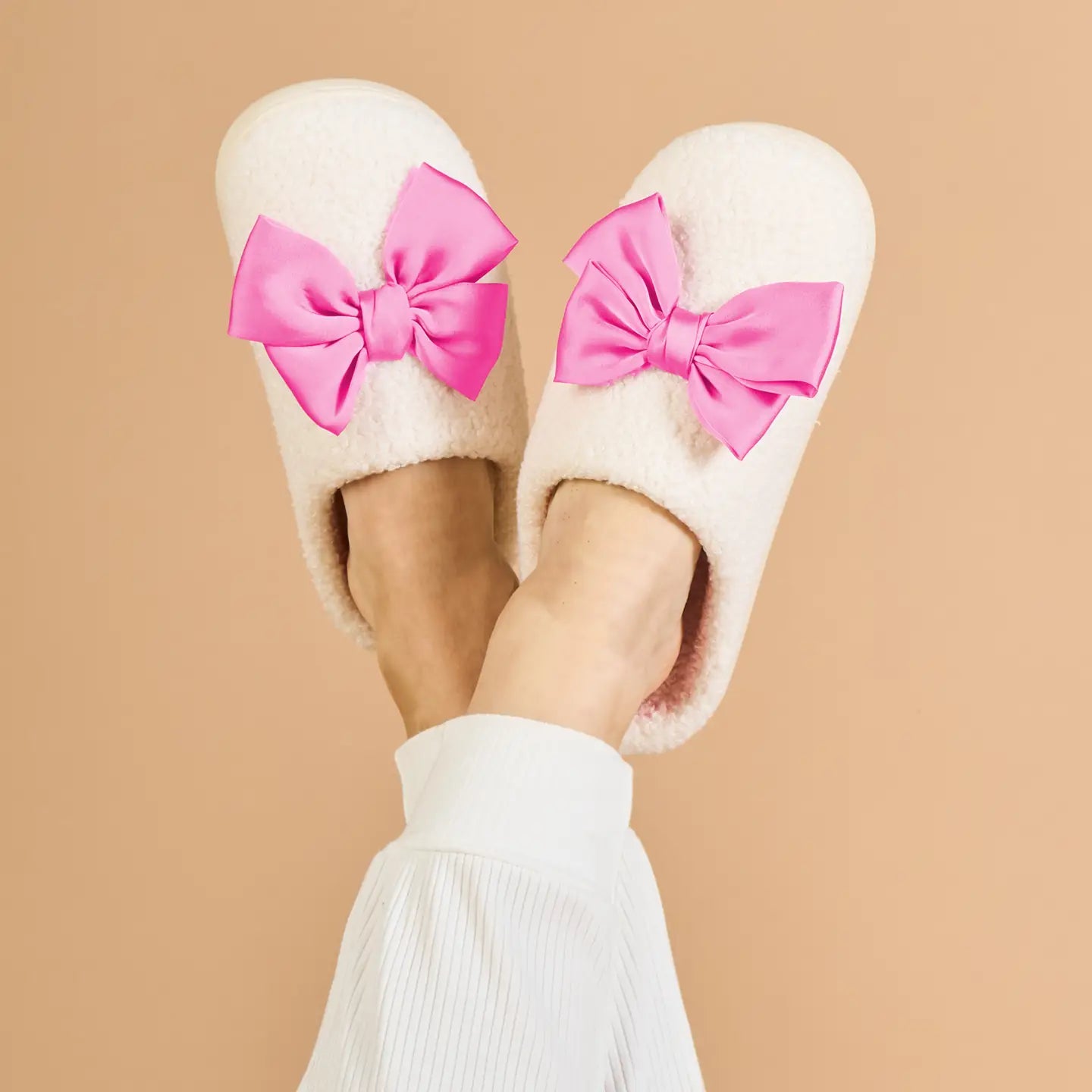 Fuzzy Luxe Betty Bow Slippers