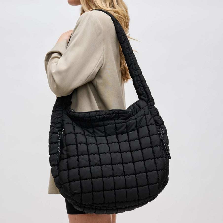 Revive Quilted Puffer Hobo Bag - Multiple Colors