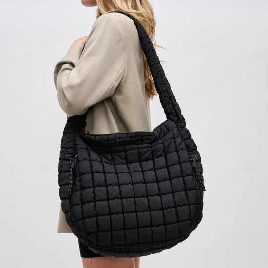 Revive Quilted Puffer Hobo Bag - Multiple Colors