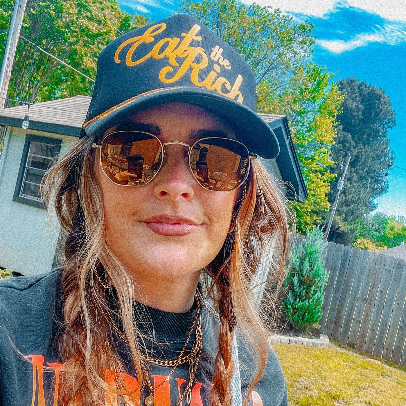 Eat The Rich Trucker Hat