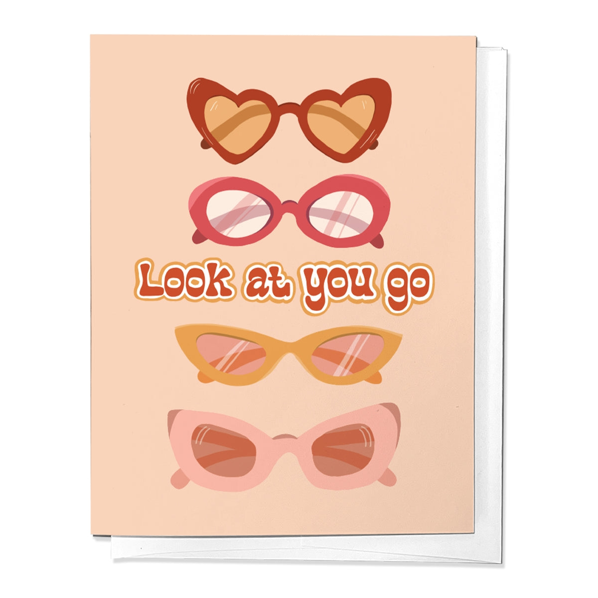 Look At You Go Congratulations Sunglasses Greeting Card