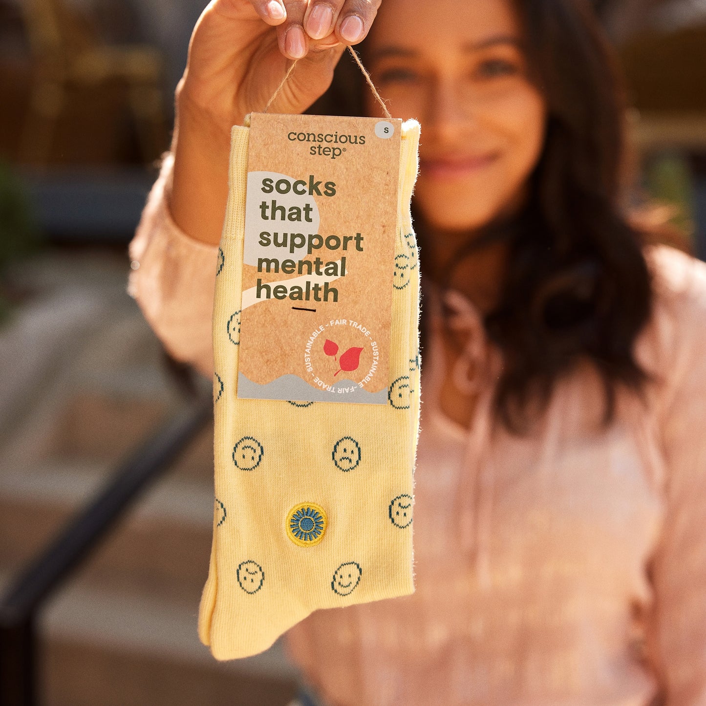 Socks That Support Mental Health - Happy/Sad Faces