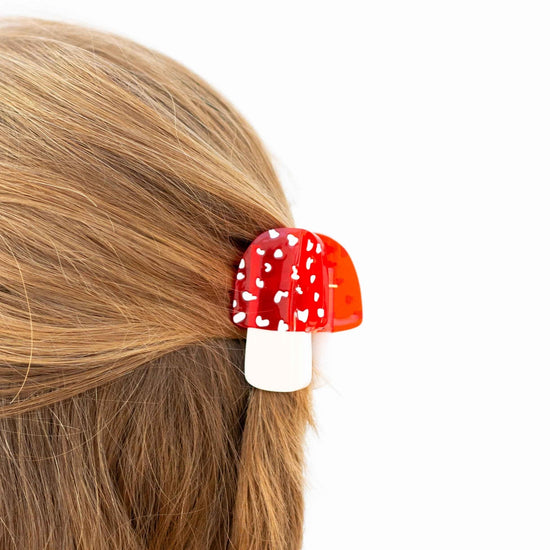 Mini Mushroom Claw Clip