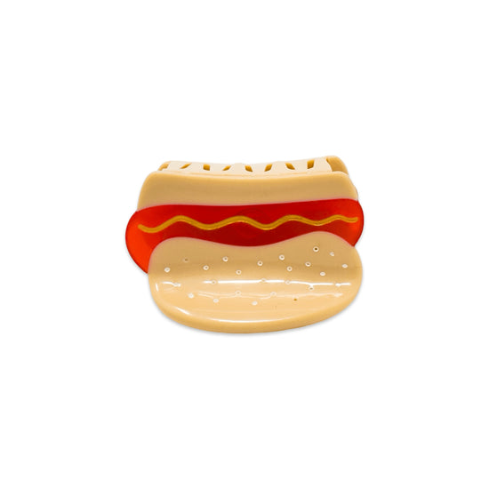 Mini Hot Dog Claw Clip