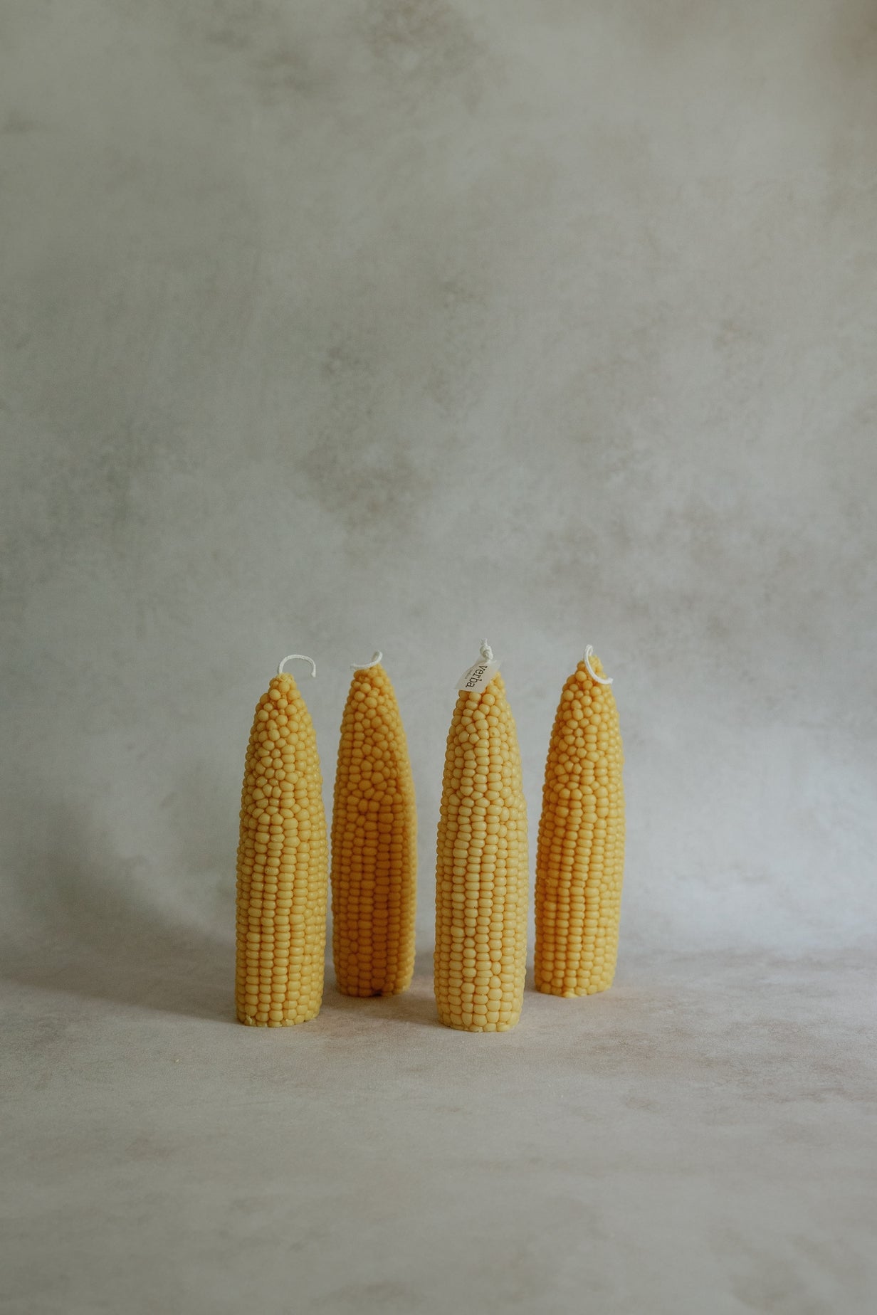Corn Cob Pillar Candle - Unscented