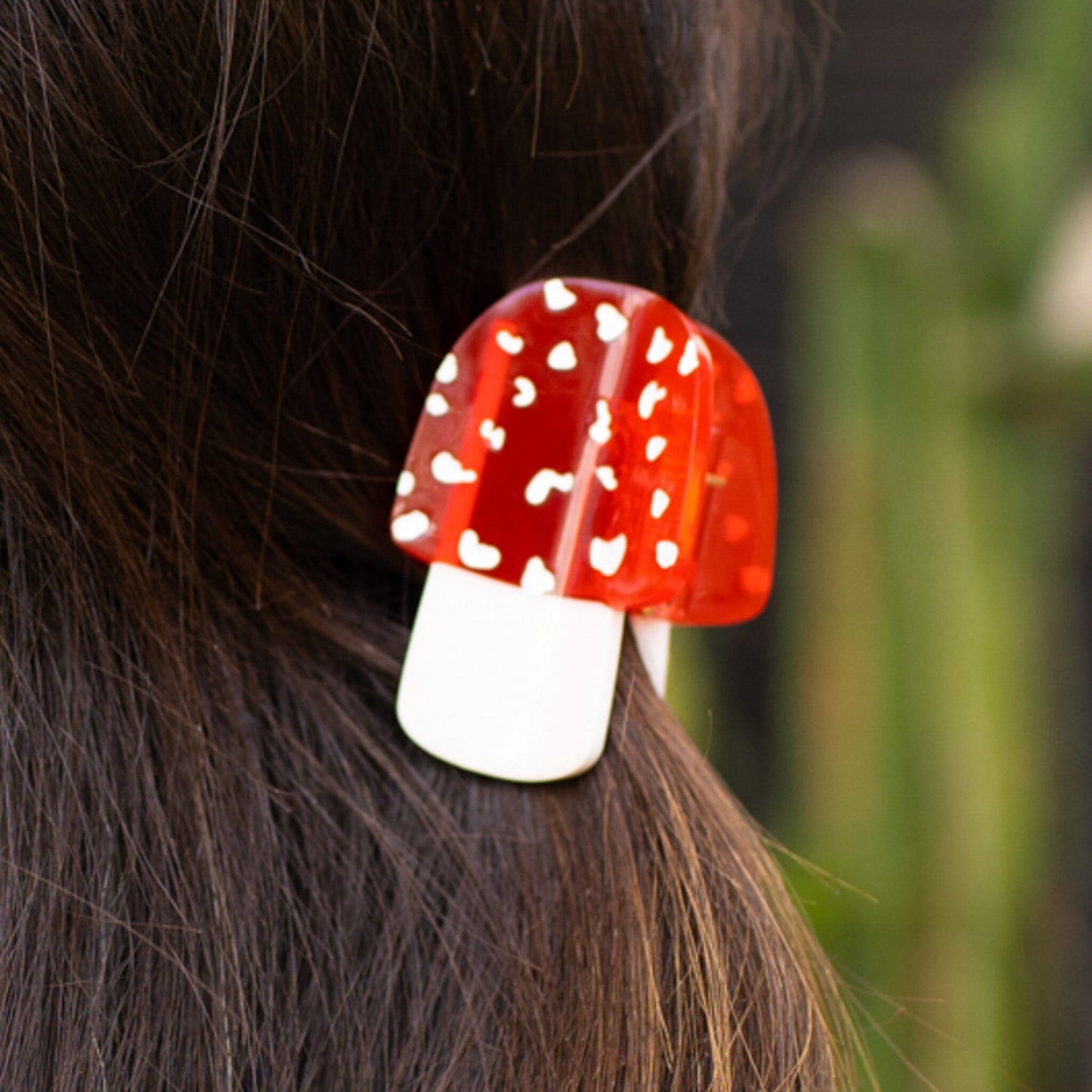 Mini Mushroom Claw Clip