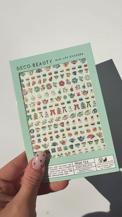 Nail Art Stickers - High Tea