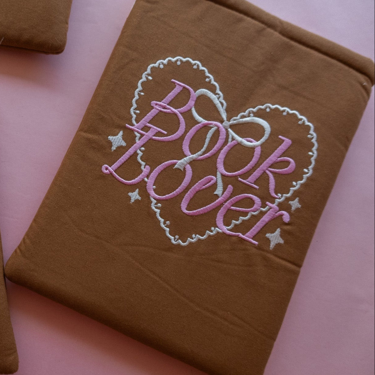 Book Lover Embroidered Book/Kindle Sleeve