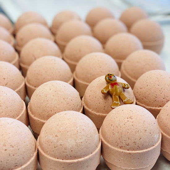 Gingerbread Toy Bath Bomb