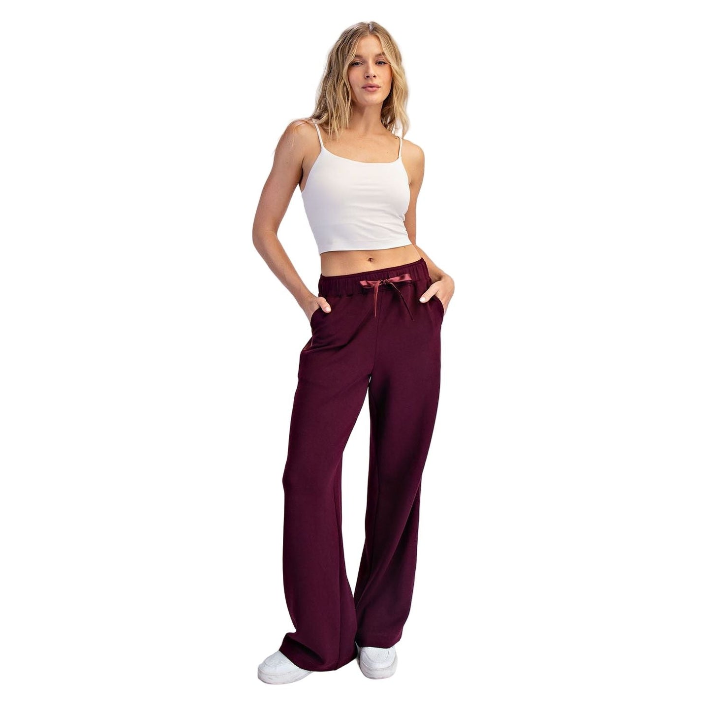 Luxe Satin Straight Lounge Pant