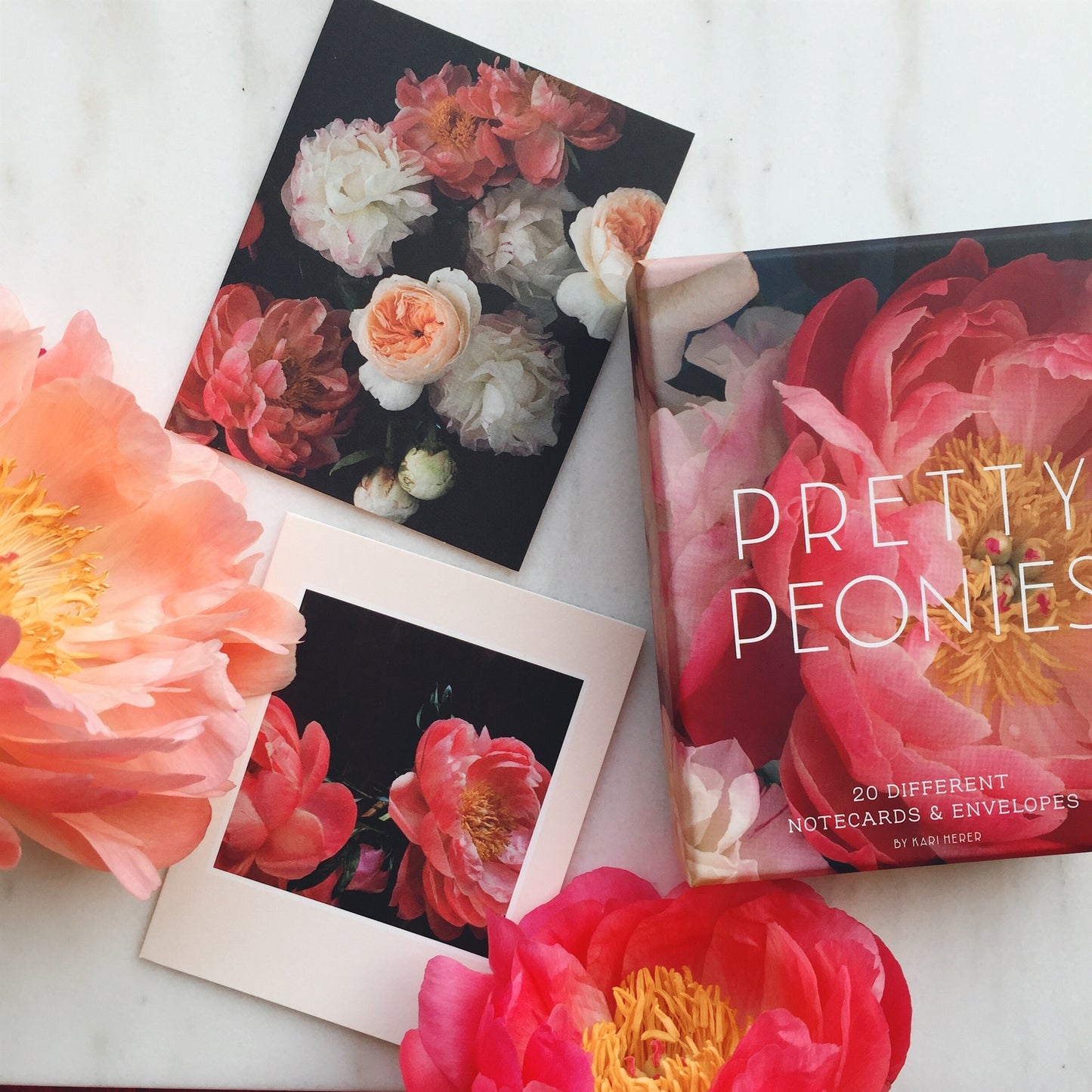Pretty Peonies Notecard Set