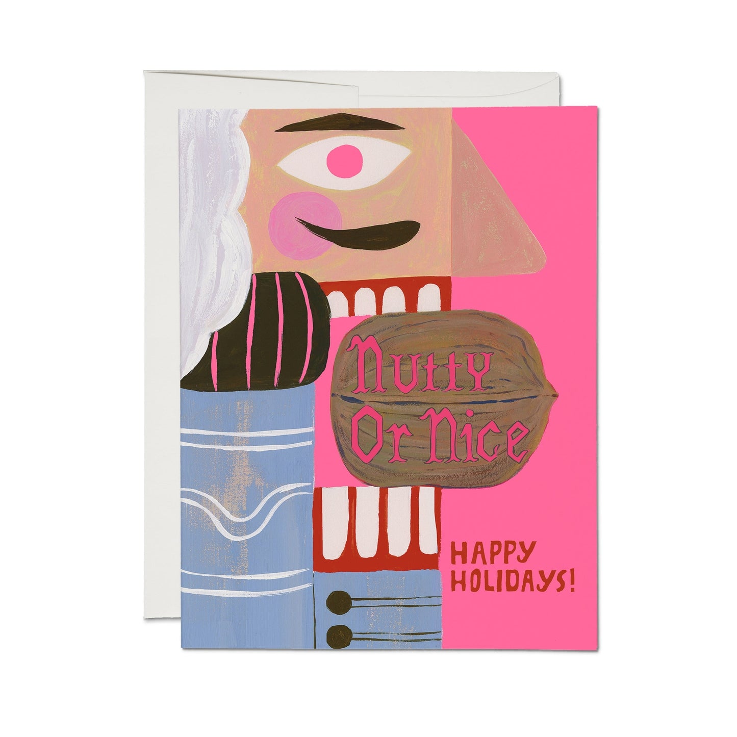 Nutty or Nice Holiday Greeting Card