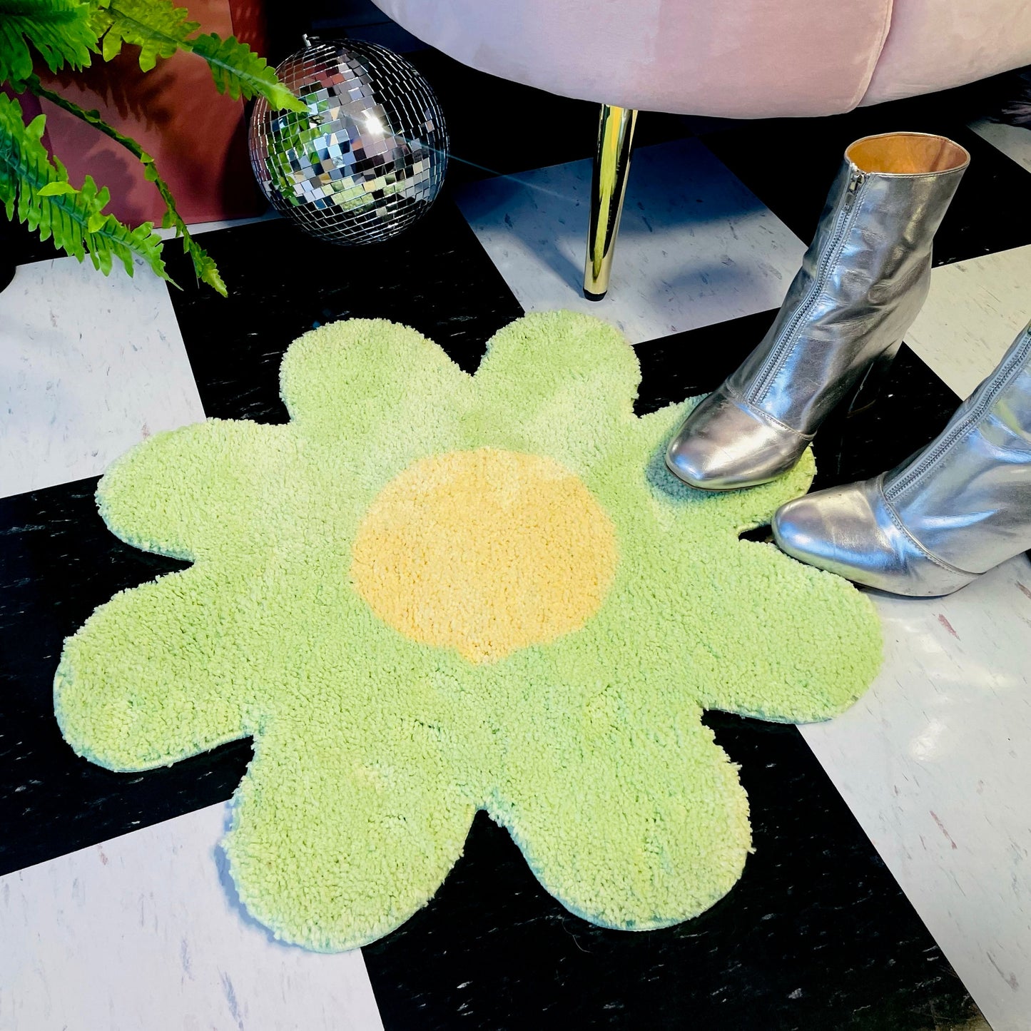 Daisy Rug - Pistachio