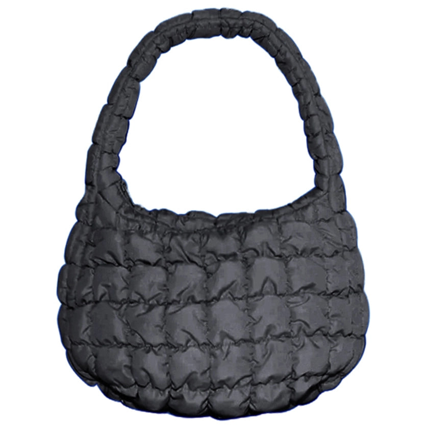Revive Quilted Puffer Hobo Bag - Multiple Colors