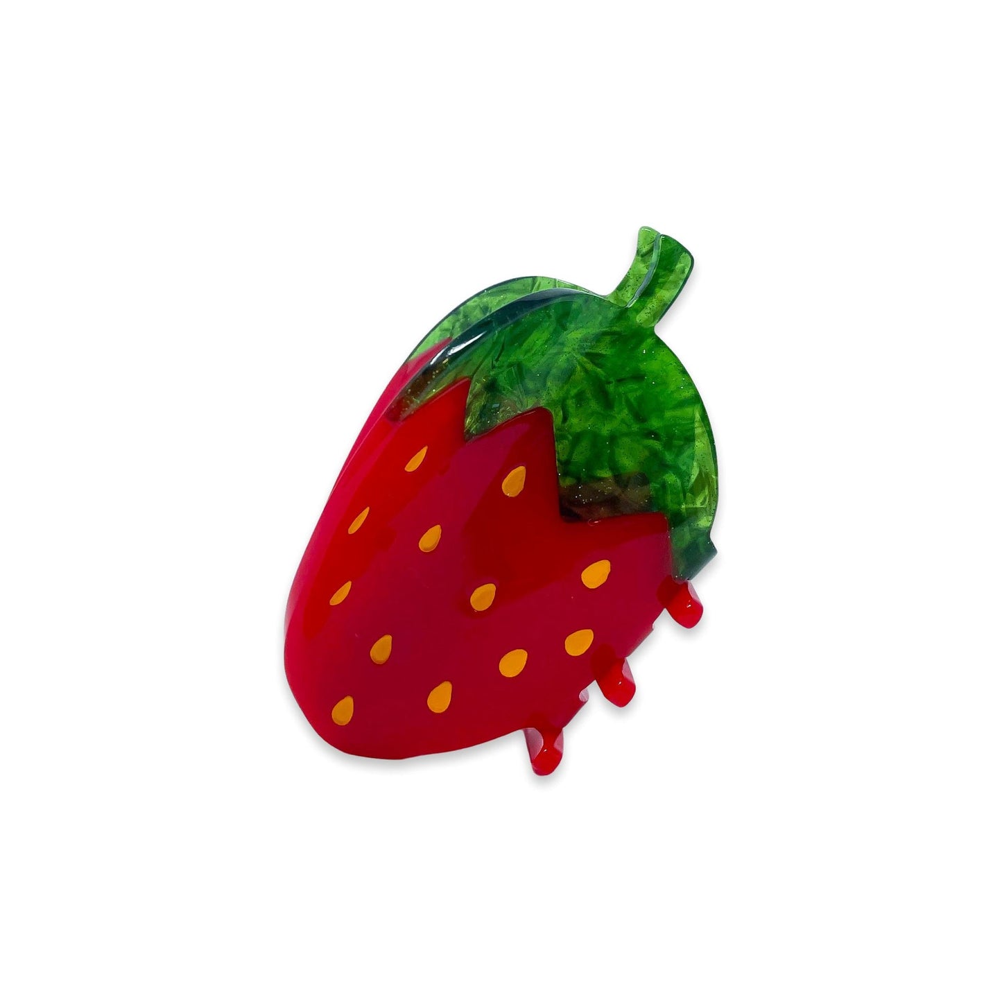 Red Strawberry Hair Claw Clip