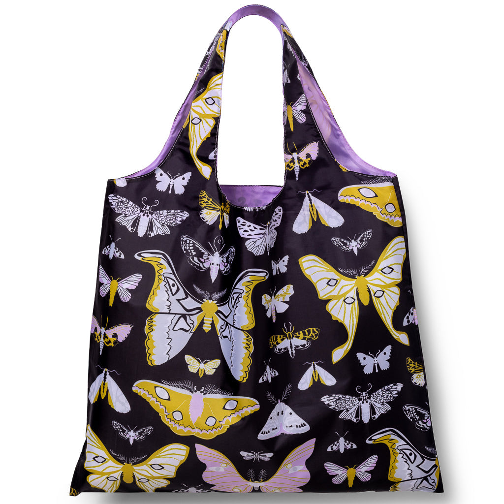 Art Sack Reusable Tote - Moths