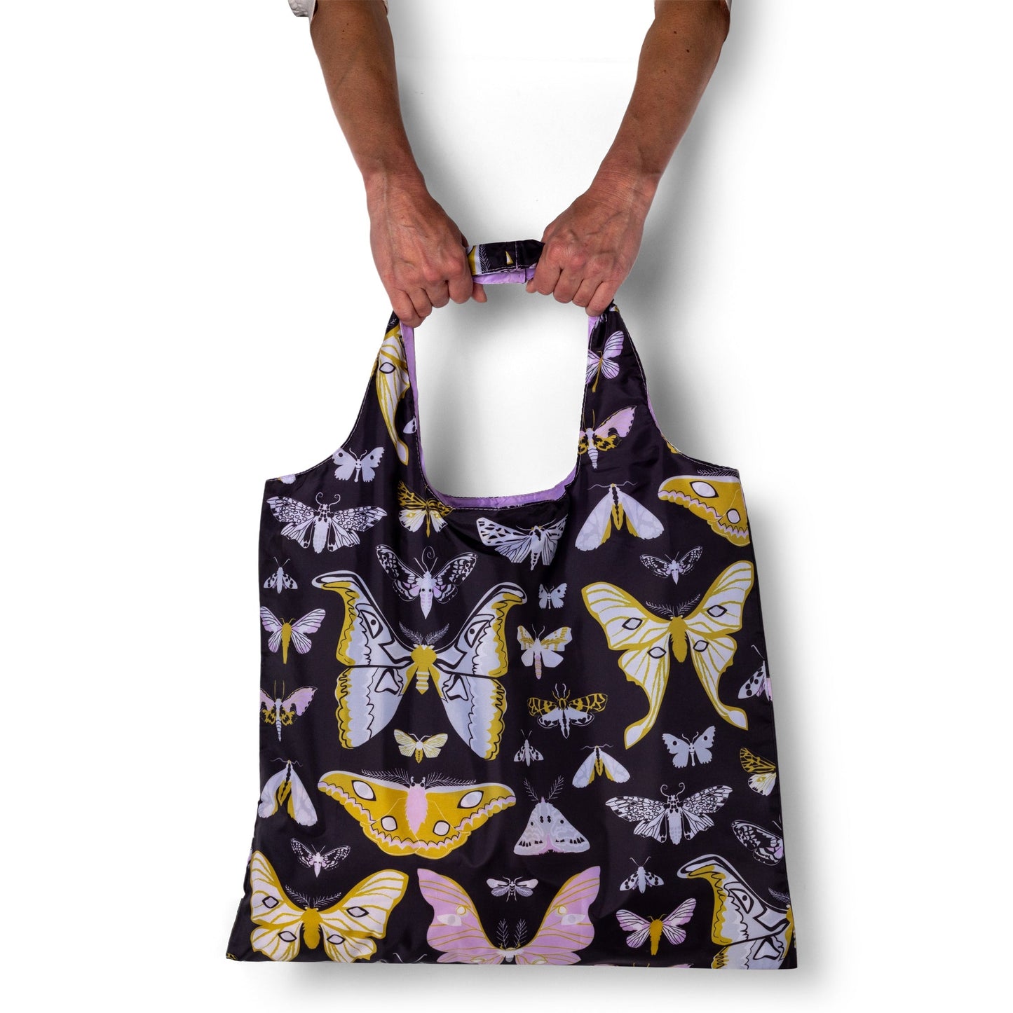 Art Sack Reusable Tote - Moths