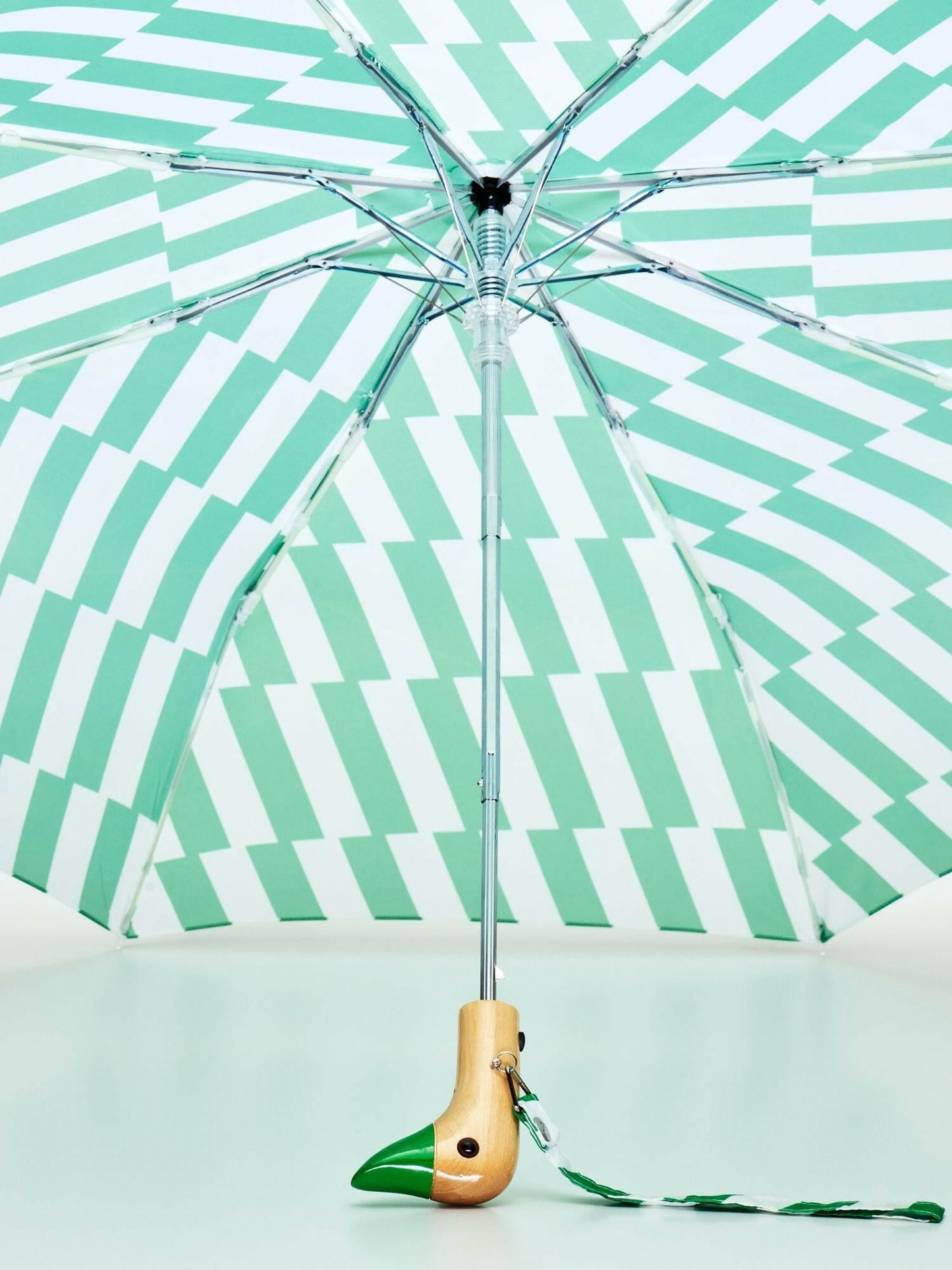 Kelly Green Bars Duckhead Umbrella