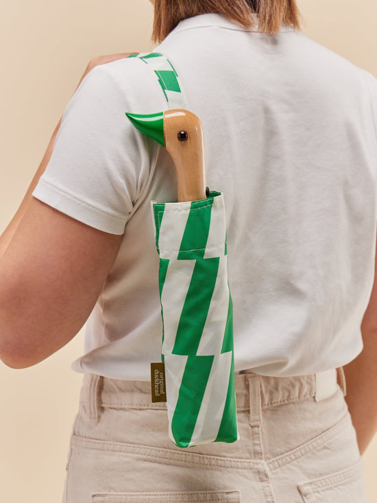 Kelly Green Bars Duckhead Umbrella